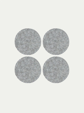Bierfilzl Merino Wool Round Coasters - Set of 4