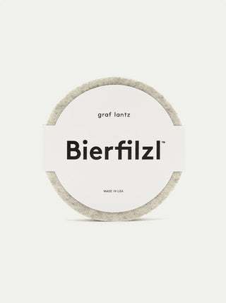 Bierfilzl Merino Wool Round Coasters - Set of 4