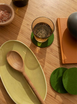 Bierfilzl Merino Wool Round Coasters - Set of 4