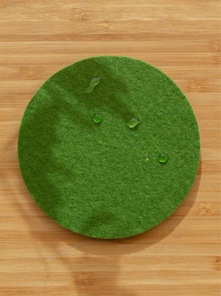 Bierfilzl Merino Wool Round Coasters - Set of 4
