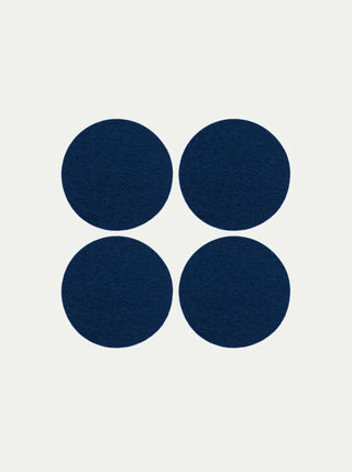Bierfilzl Merino Wool Round Coasters - Set of 4