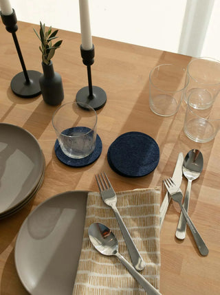 Bierfilzl Merino Wool Round Coasters - Set of 4