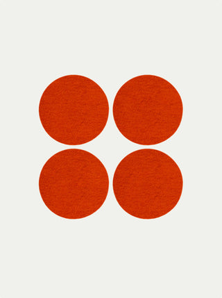 Bierfilzl Merino Wool Round Coasters - Set of 4