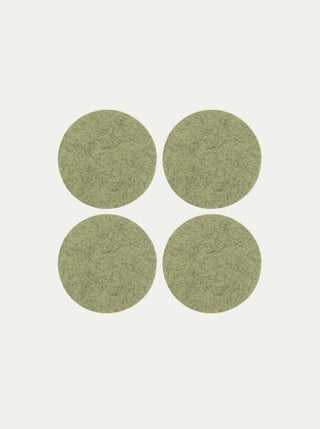 Bierfilzl Merino Wool Round Coasters - Set of 4