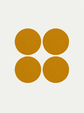 Bierfilzl Merino Wool Round Coasters - Set of 4