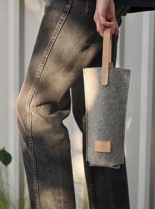 Hana Merino Wool Bottle Bag